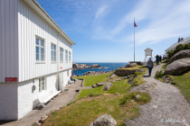 Lindesnes fyrmuseum, Kap Lindesnes, Vest-Agder, Sørlandet, Norwegen, 03. Juli 2019 © by akkifoto.de